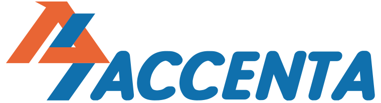 Logo Accenta - Partner resmi Jawara Integra untuk produk elektrikal dan pencahayaan berkualitas